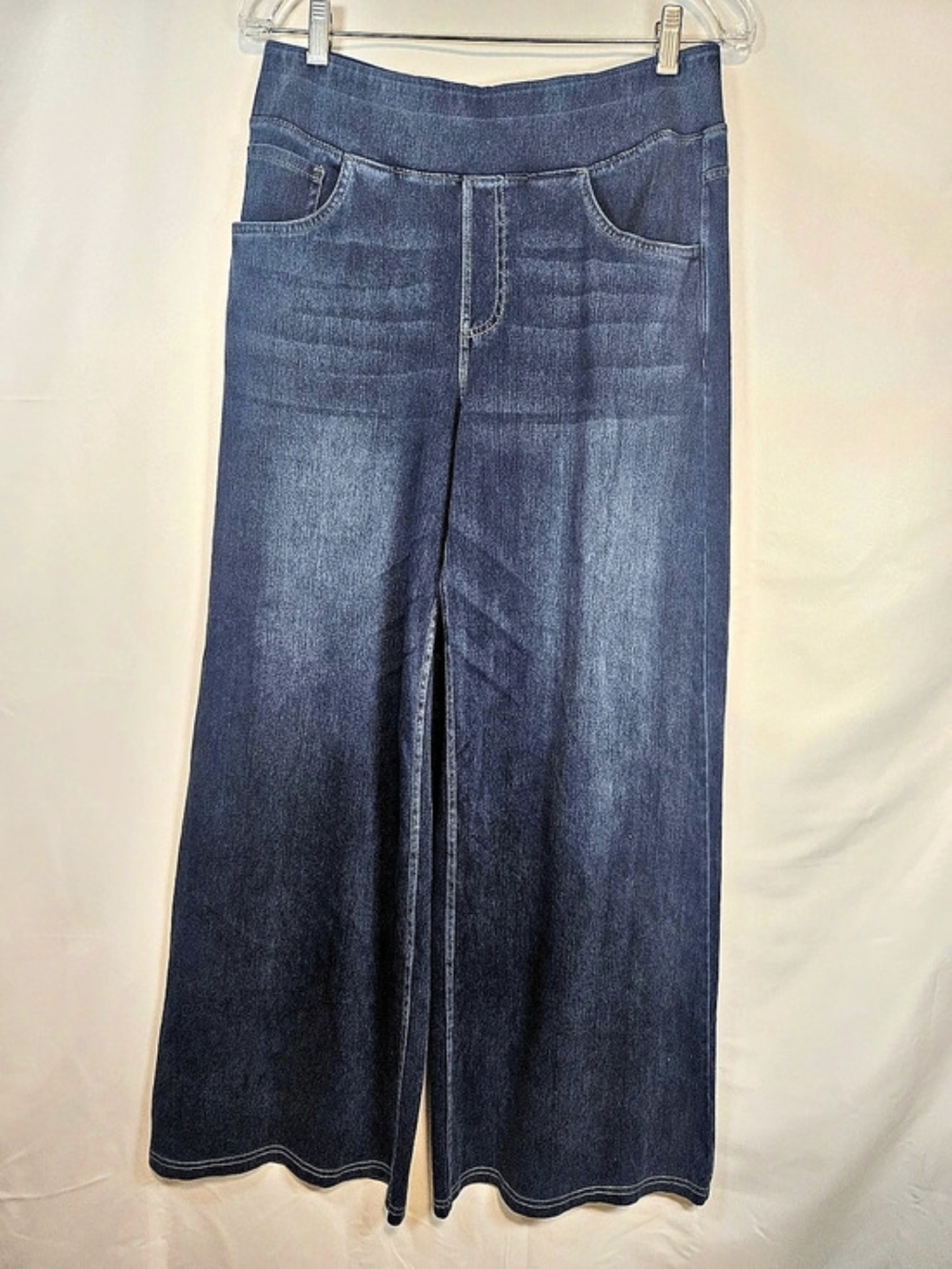 Halara Flex Denim High-Waisted Wide Leg Pants Blue